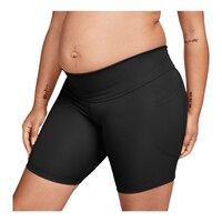 Nike Women's Maternity One High-Rise 8 Inch Shorts Front_Three_Fourths_Angled_Left