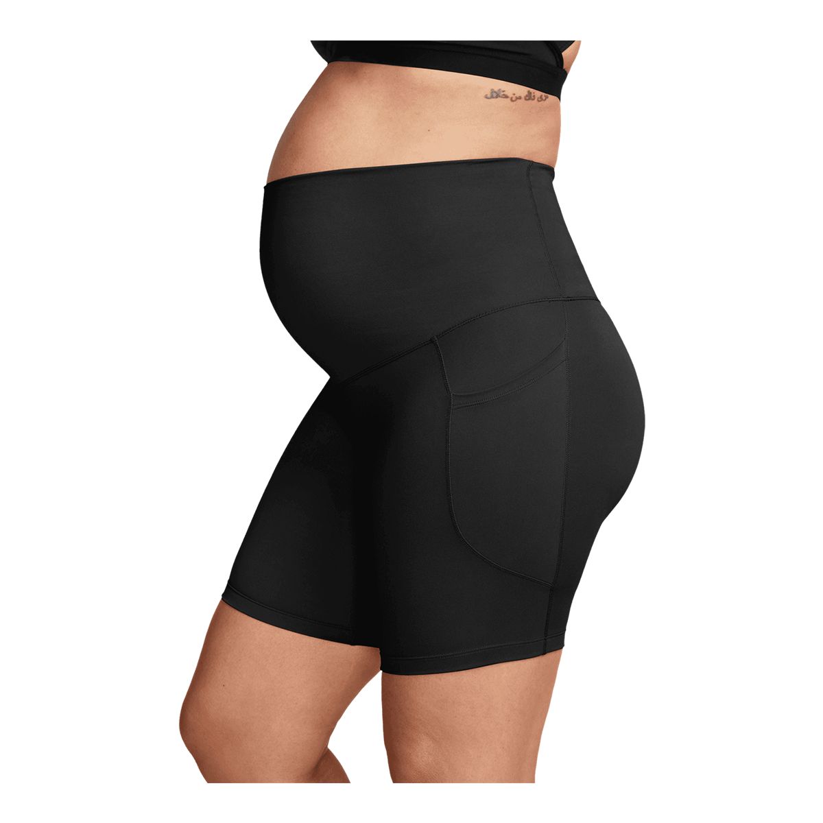 Nike Women's Maternity One High-Rise 8 Inch Shorts