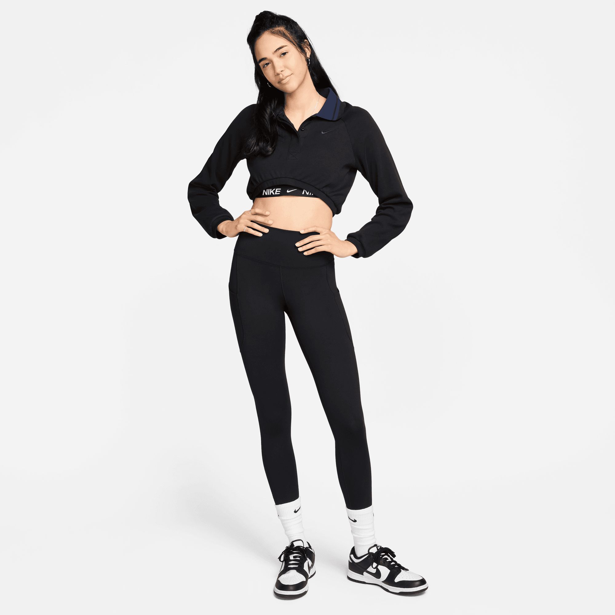Nike Women's One High-waisted 7/8 Pocket Leggings with Dri-FIT Technology