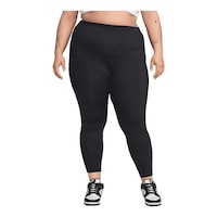 Nike Women's One High-Waisted 7/8 Pocket Tights Front_Flat