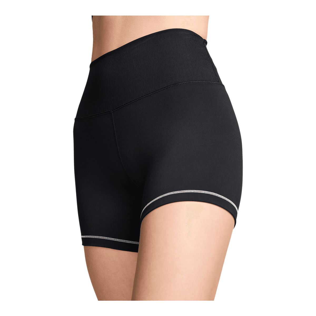 Nike Women's One High Rise 5 Inch Rib Shorts