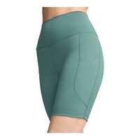 Nike Women's One High-Rise 8 Inch Pocket Shorts Front_Three_Fourths_Angled_Left