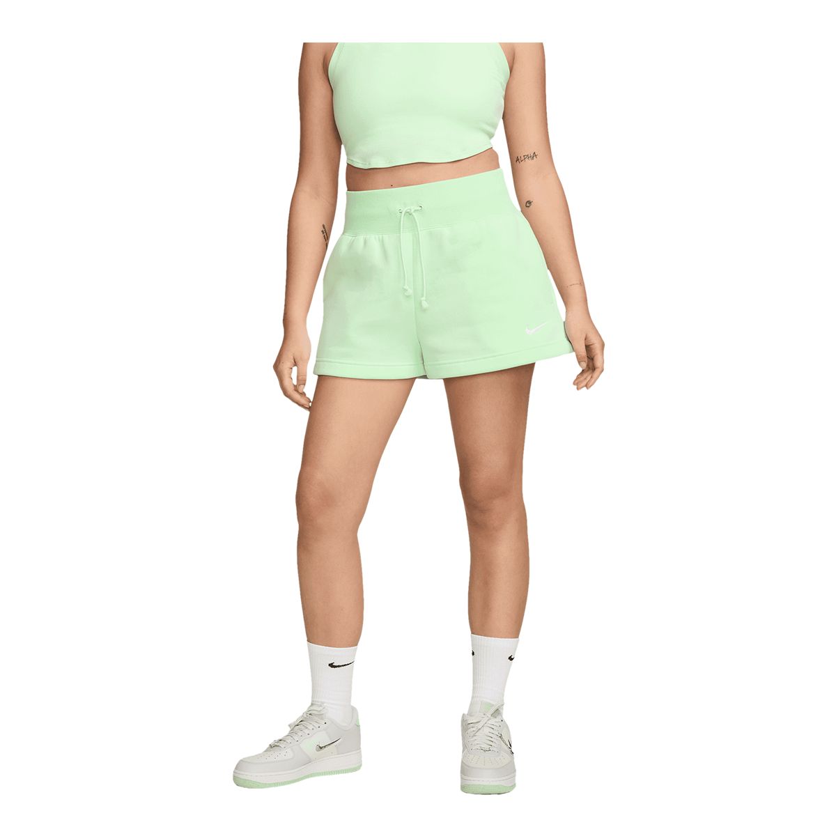Nike Women's Phoenix Fleece High Rise Shorts