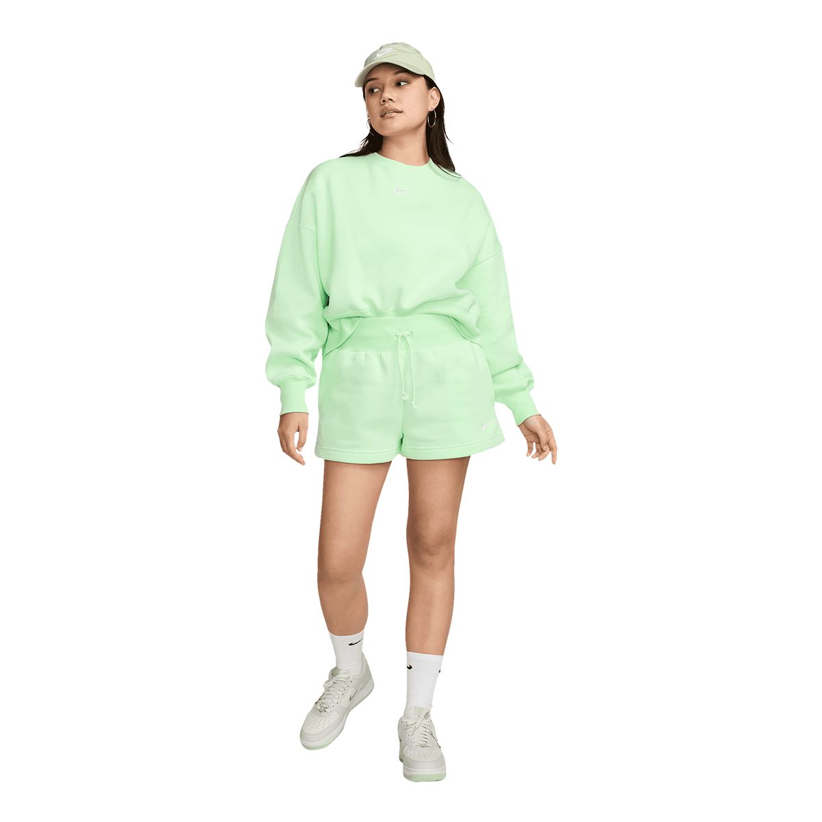 Nike Women's Phoenix Fleece High Rise Shorts