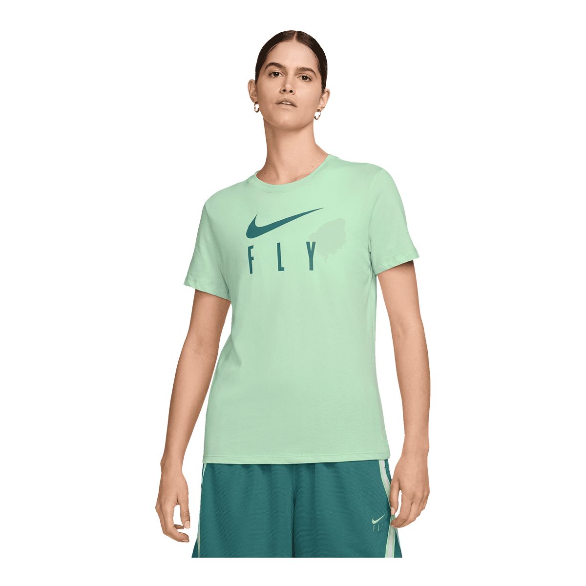 Nike Women's NK Dri-FIT Swoosh Fly Graphic T Shirt