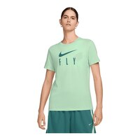 Nike Women's NK Dri-FIT Swoosh Fly Graphic T Shirt Front_Flat