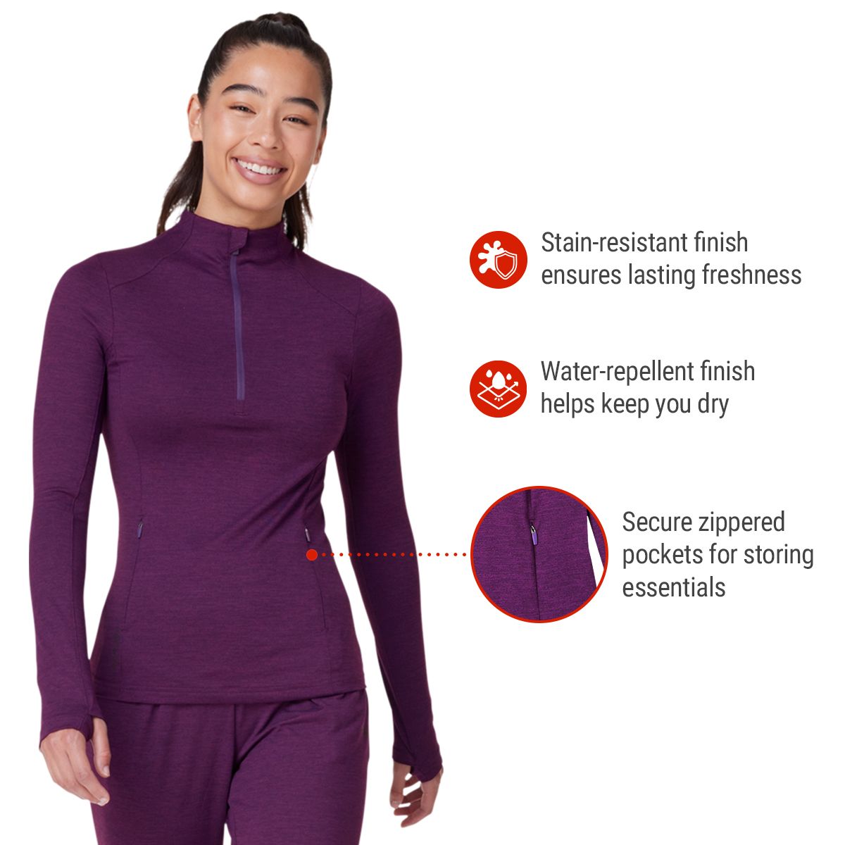 FWD Women's Core Hiit Knit Winter Long Sleeve Shirt