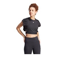 adidas Women's Power Crop Tank Front_Three_Fourths_Angled_Right