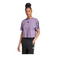 adidas Women's Future Icons 3-Stripes T Shirt Front_Three_Fourths_Angled_Left