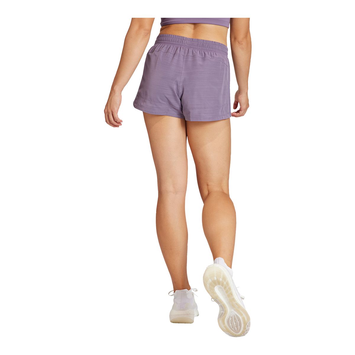 adidas Women's Heather Woven Pacer 1/4 Shorts
