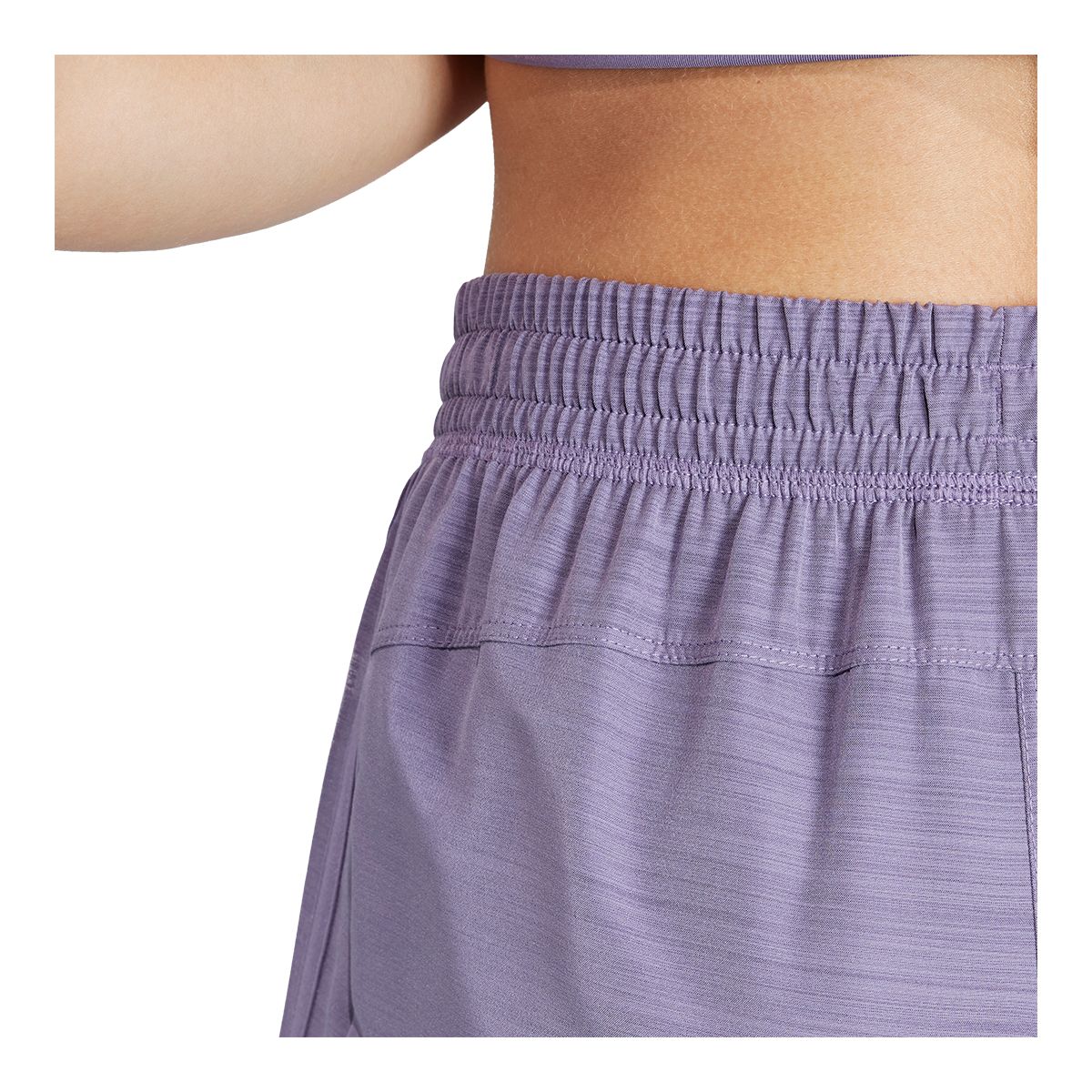 adidas Women's Heather Woven Pacer 1/4 Shorts