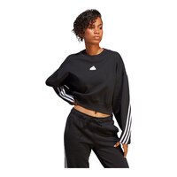 adidas Women's Future Icons 3-Stripes Sweatshirt Front_Flat