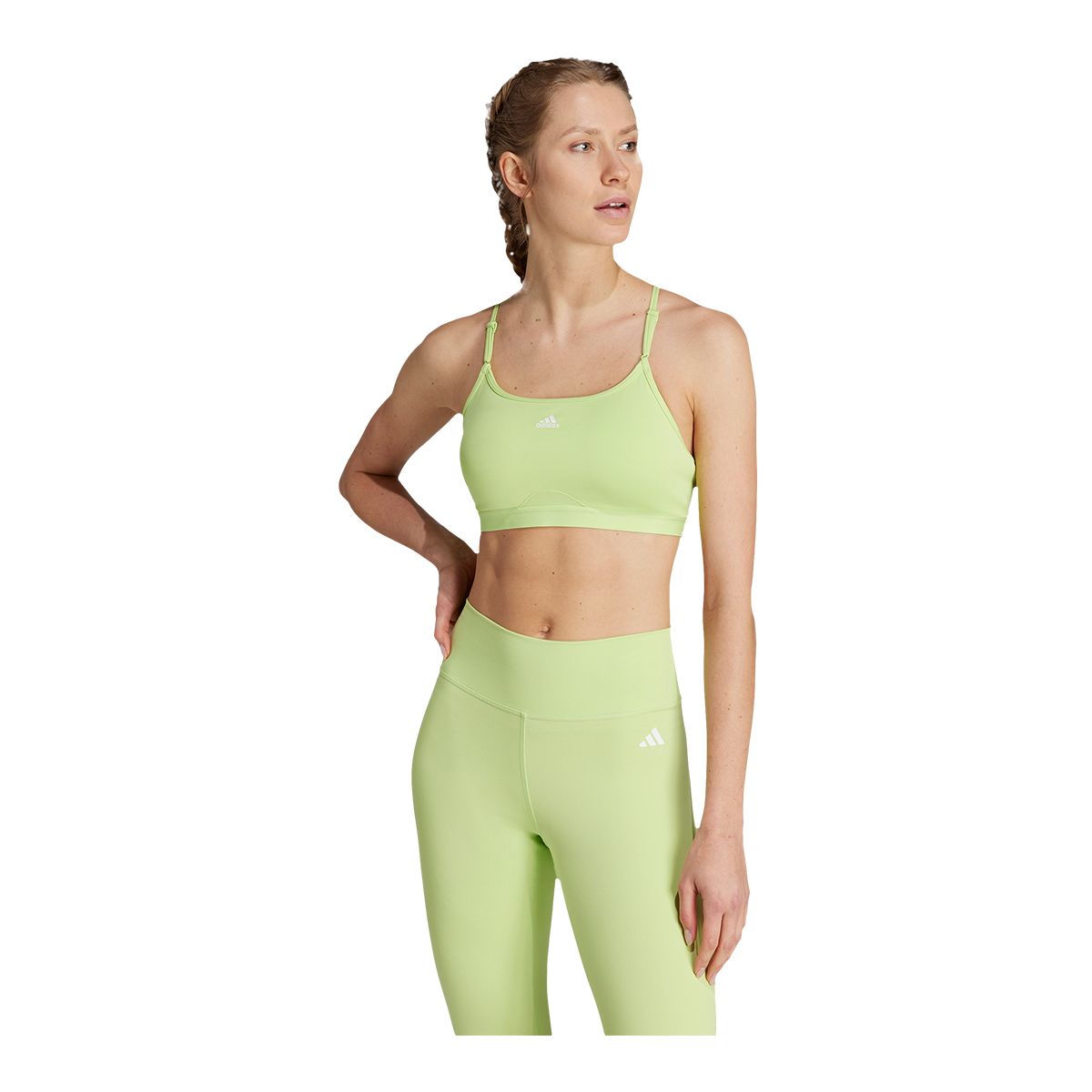 adidas Women's Aeroreact LS P Workout Sports Bra