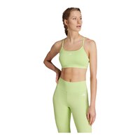adidas Women's Aeroreact LS P Workout Sports Bra Front_Angled_Left