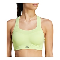 adidas Women's TLRDIM HS Workout Sports Bra Front_Flat