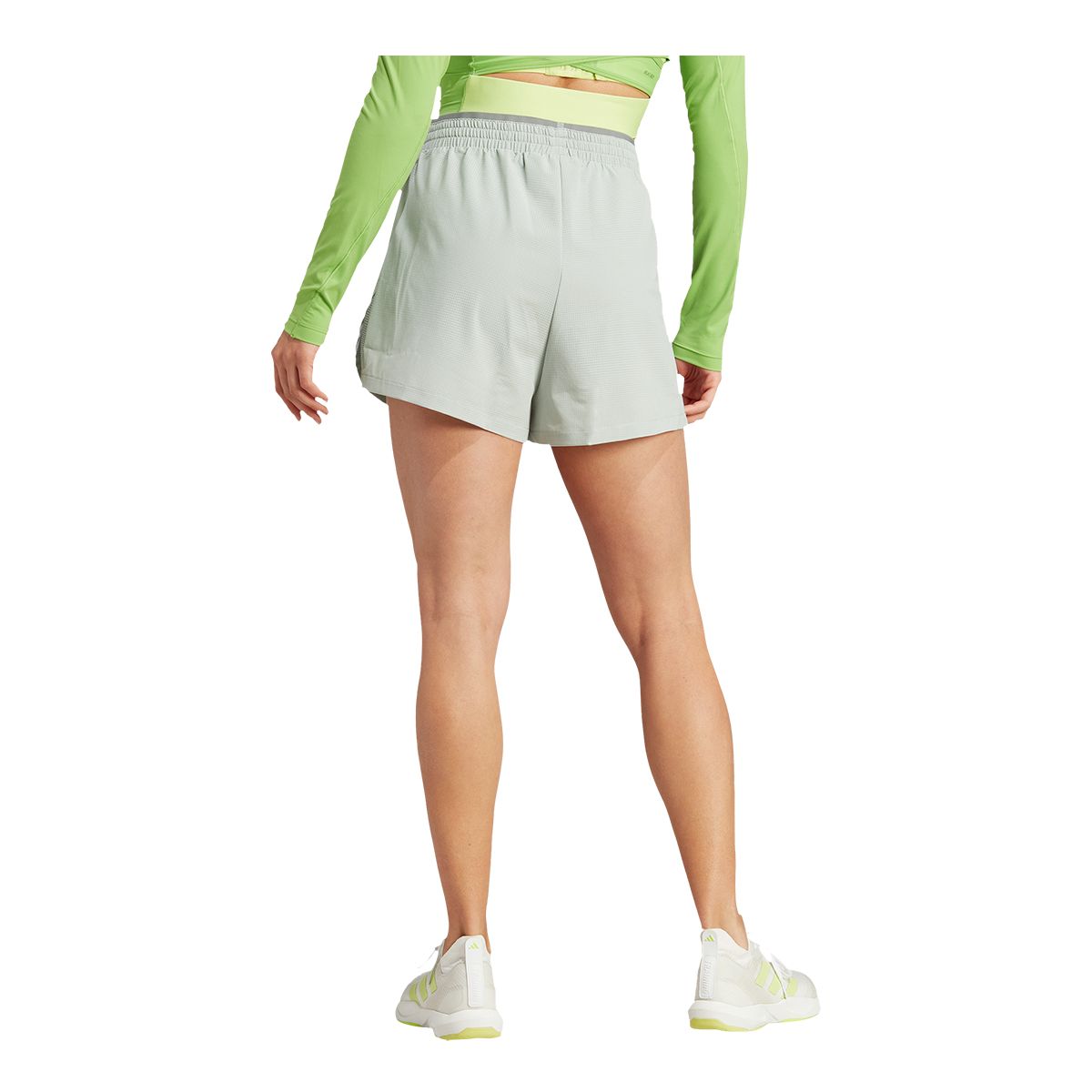 adidas Women's HIIT High Rise 2 in 1 1/4 Shorts