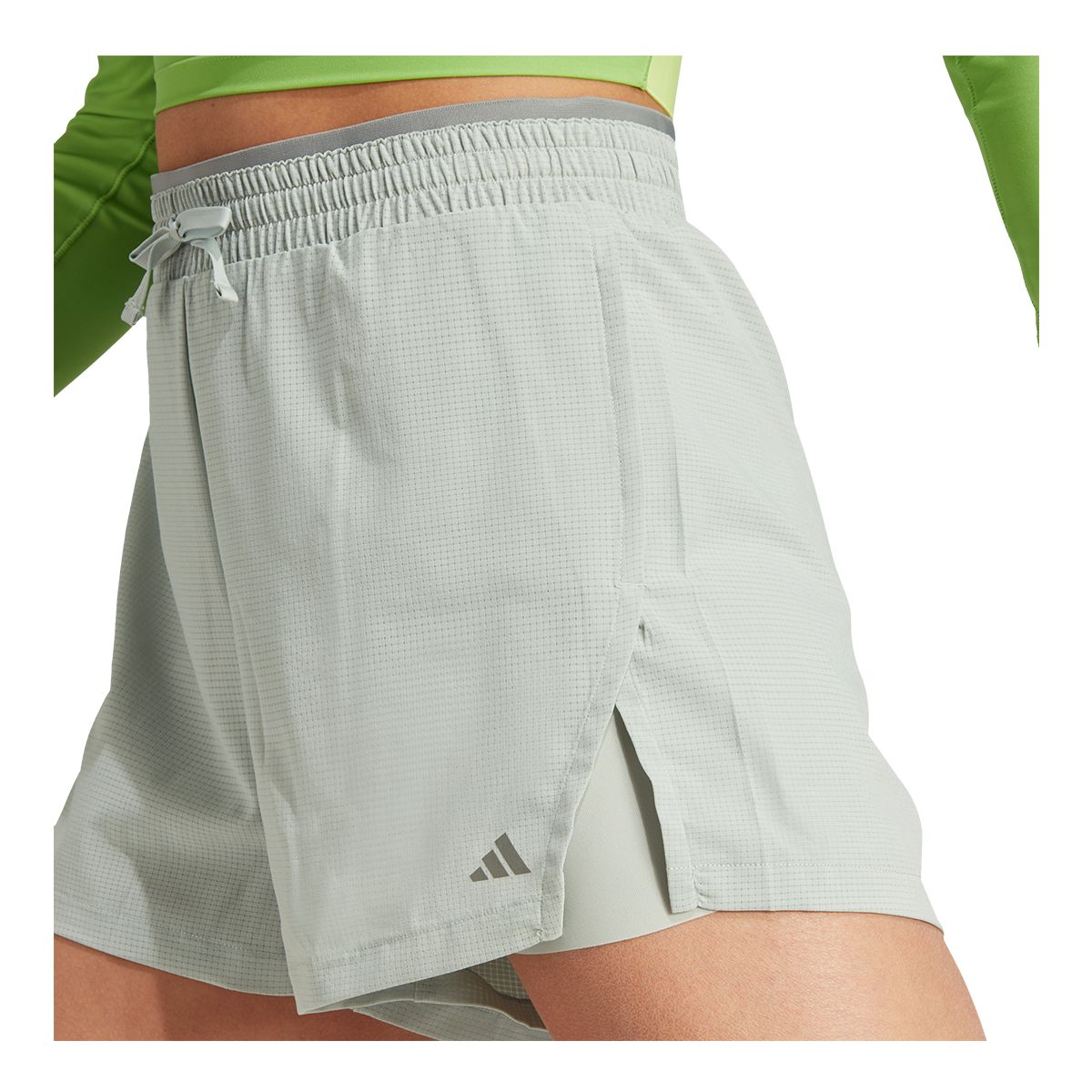 adidas Women's HIIT High Rise 2 in 1 1/4 Shorts
