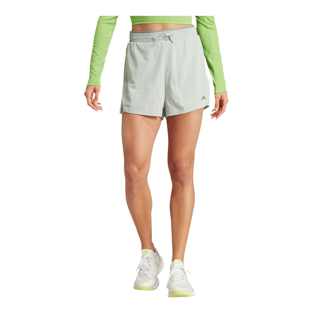 adidas Women's HIIT High Rise 2 in 1 1/4 Shorts