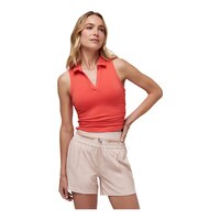 TravisMathew Women's Salt Air Don't Care Golf Polo Shirt Front_Flat