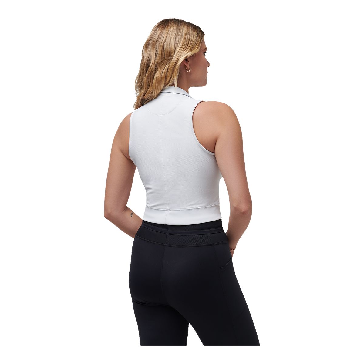 TravisMathew Women's Moveknit V-Neck Golf Polo Tank