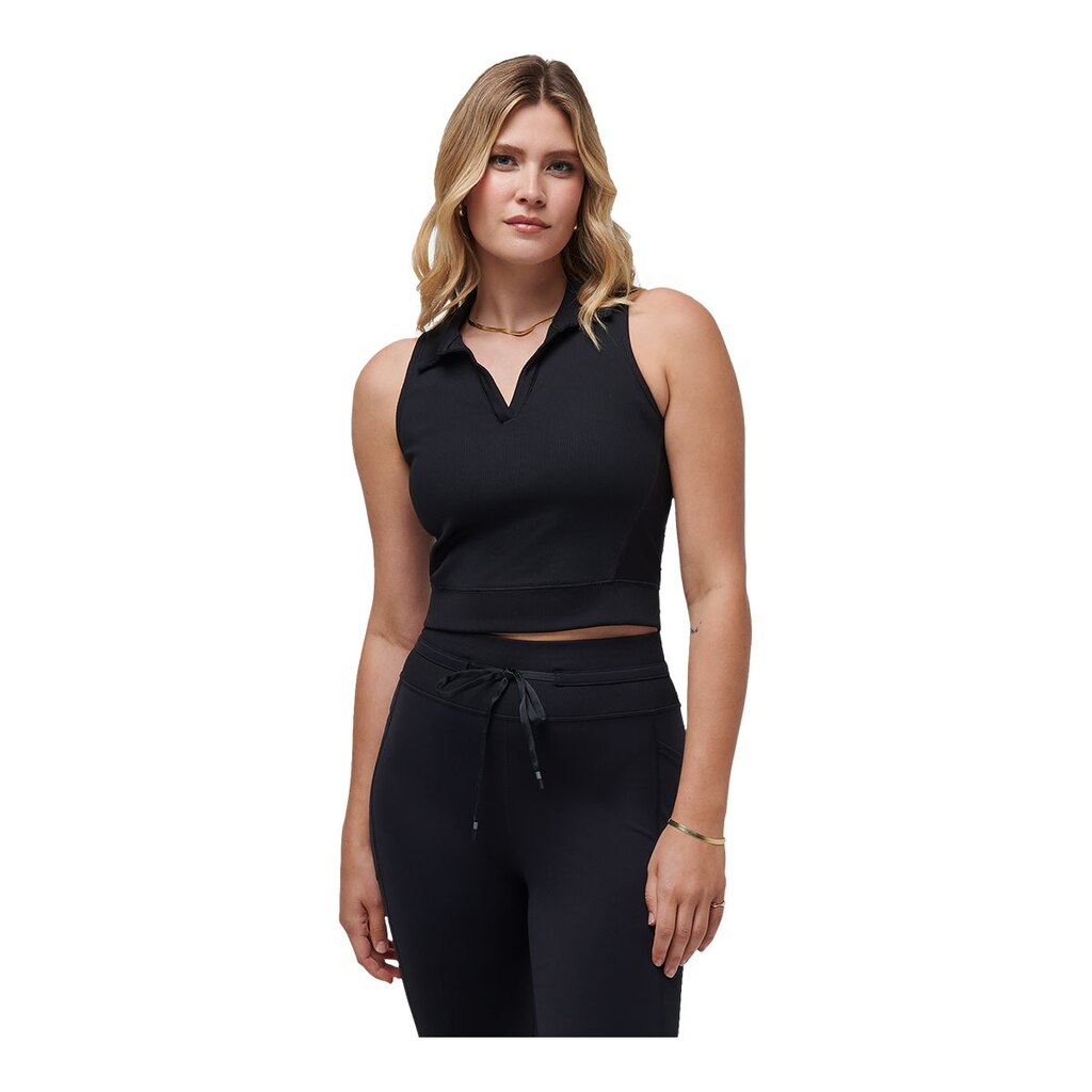 TravisMathew Women's Moveknit V-Neck Golf Polo Tank