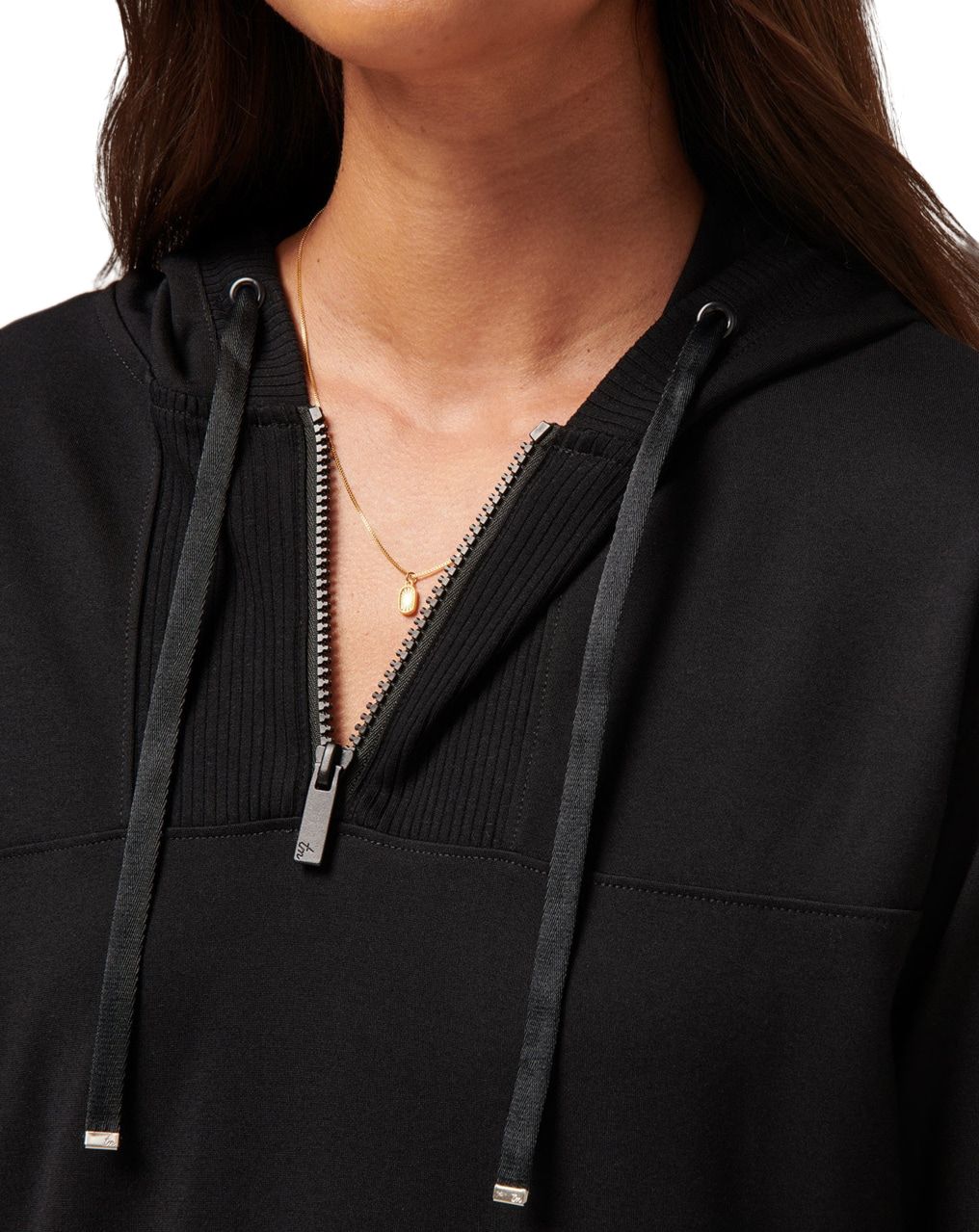TravisMathew Women's Friday Ponte Half Zip Golf Hoodie