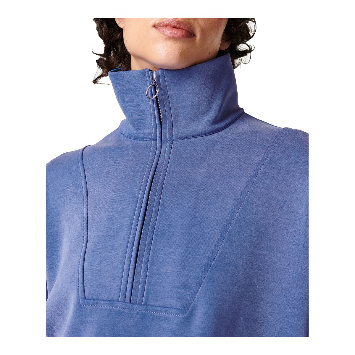 Sweaty Betty Women's Sand Wash 1/2 Zip Funnel Neck