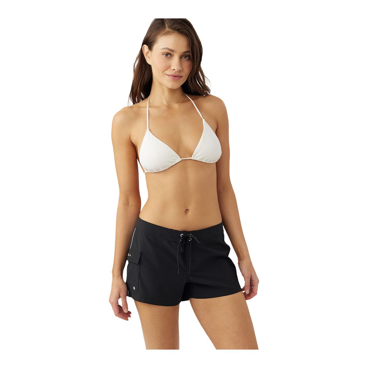 O'Neill Women's Saltwater Solid Stretch 3 Inch Boardshorts