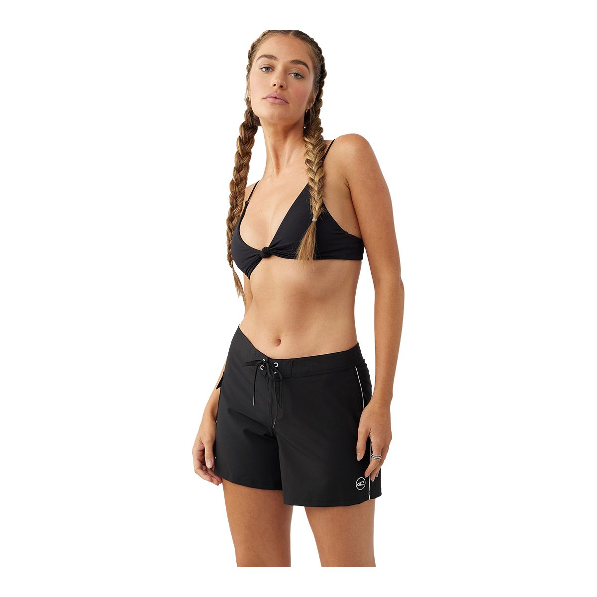O'Neill Women's Saltwater Solid Stretch 5 Inch Boardshorts