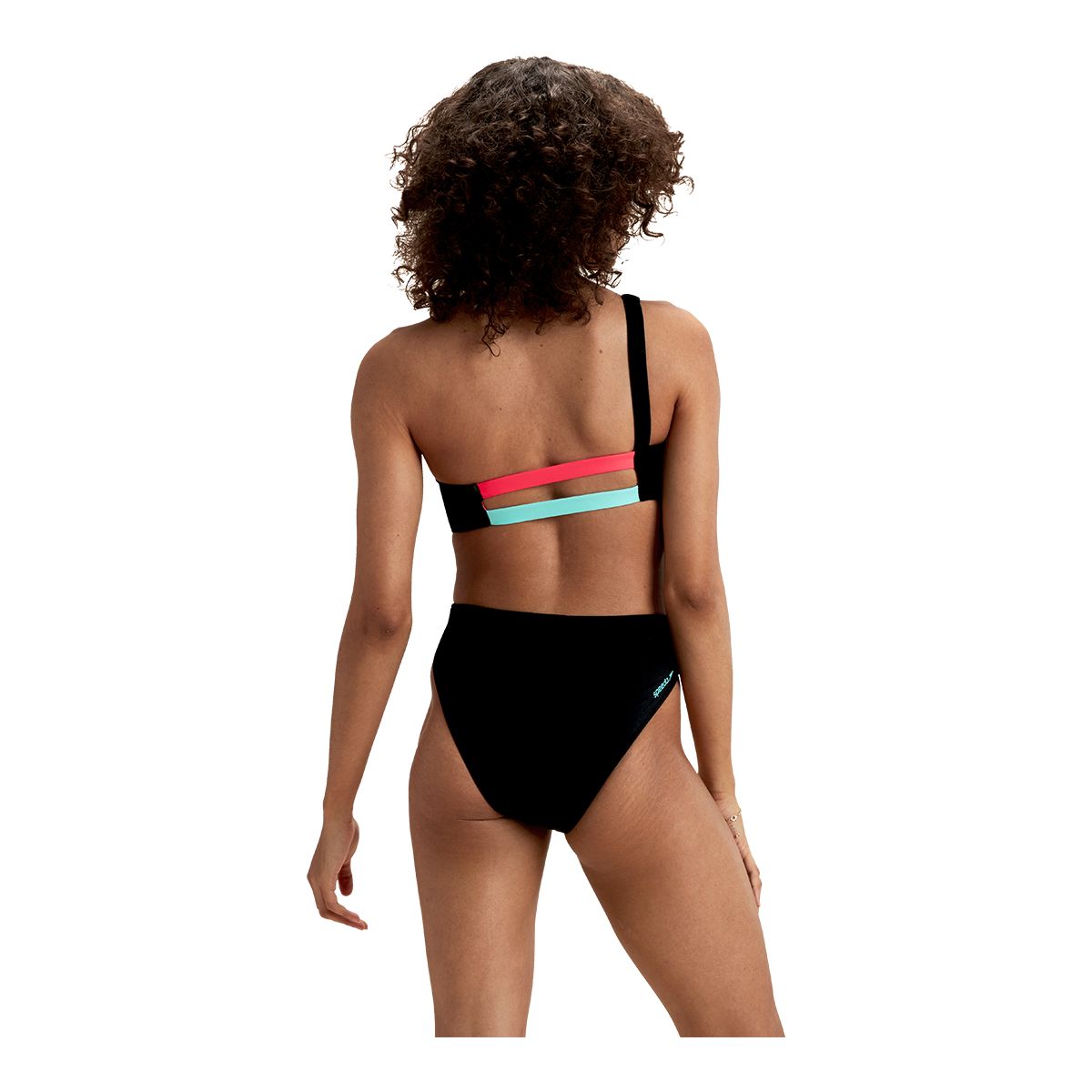 Speedo Women's Fluente Sym Colorblock One Piece Swimsuit