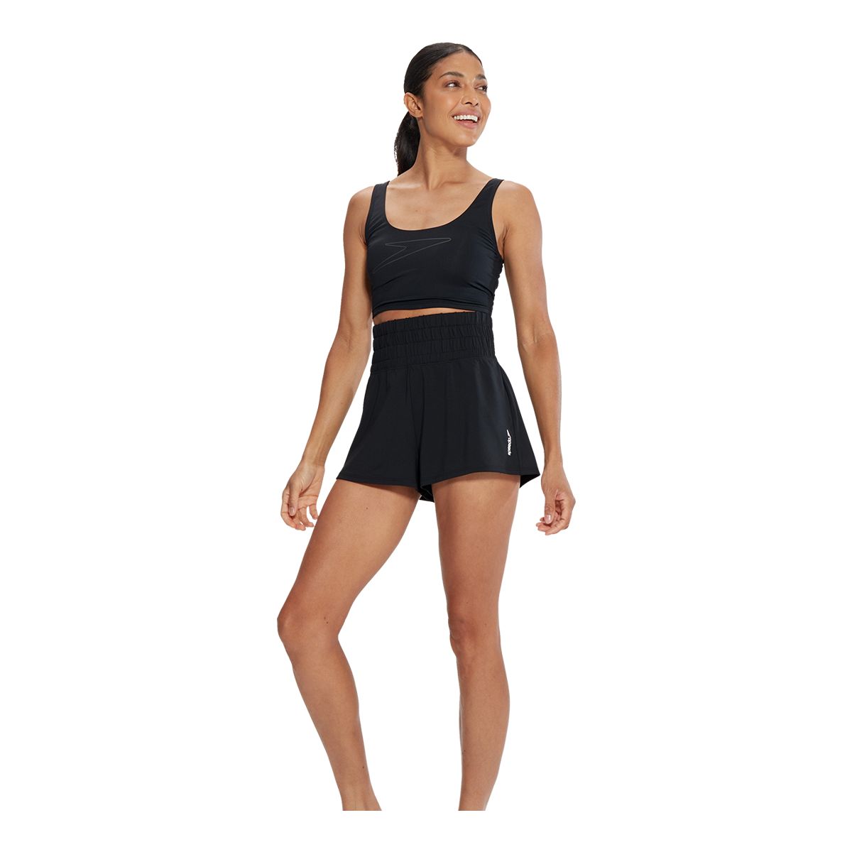 Speedo Women's Fluente Solid Shorts