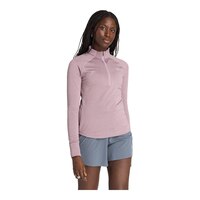 New Balance Women's Athletics Heat Grid 1/2 Zip Shirt Front_Angled_Right