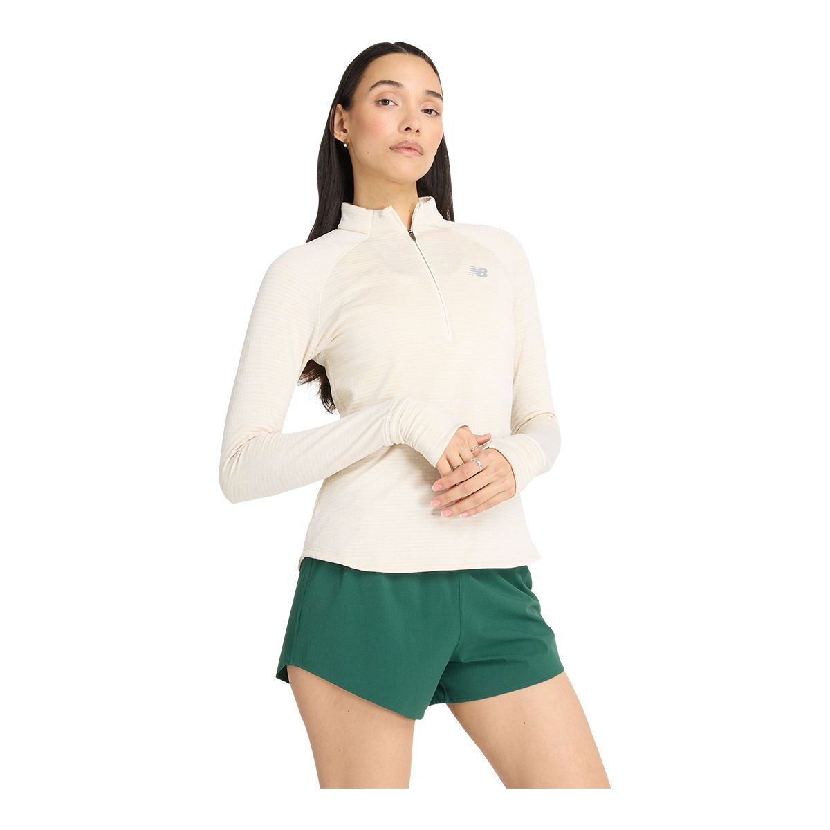 New Balance Women's Athletics Heat Grid 1/2 Zip Shirt