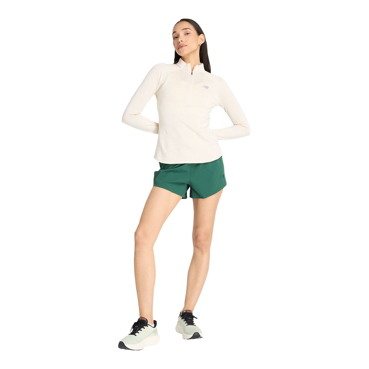 New Balance Women's Athletics Heat Grid 1/2 Zip Shirt
