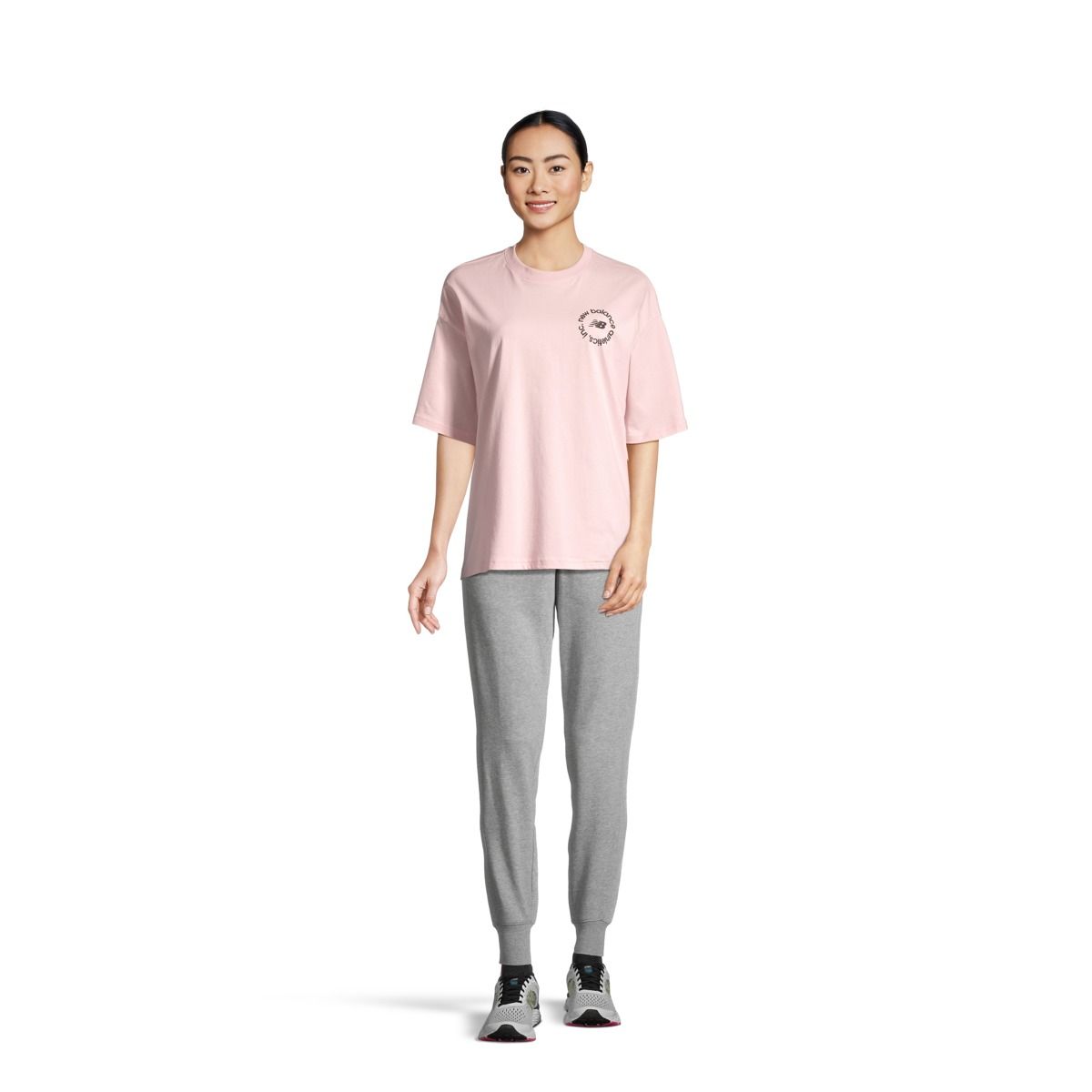 New Balance Women's Sport Graphic Oversized T Shirt