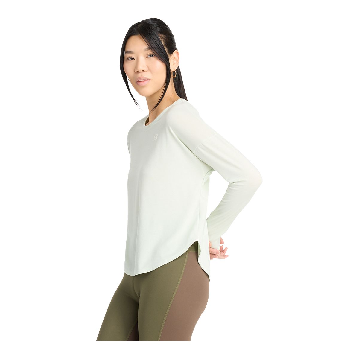 New Balance Women's Drapey Long Sleeve Shirt