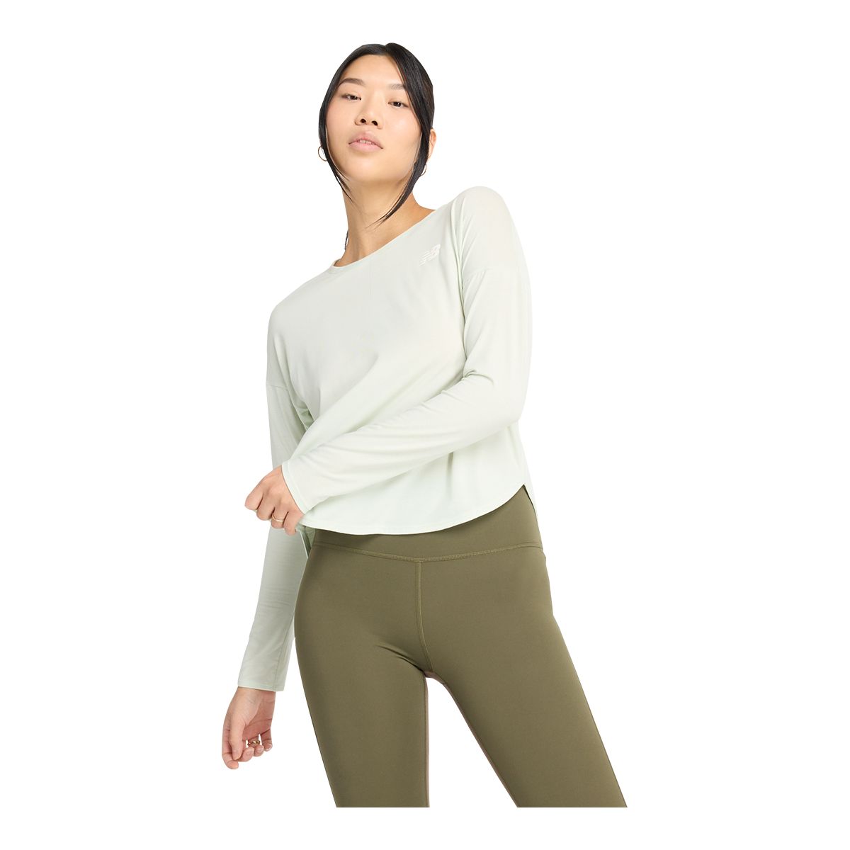 New Balance Women's Drapey Long Sleeve Shirt
