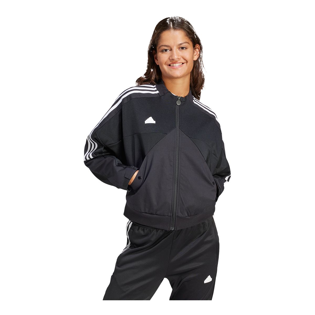 adidas Women's Tiro Material Mix Track Top