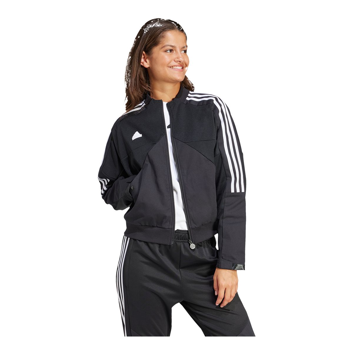 adidas Women's Tiro Material Mix Track Top