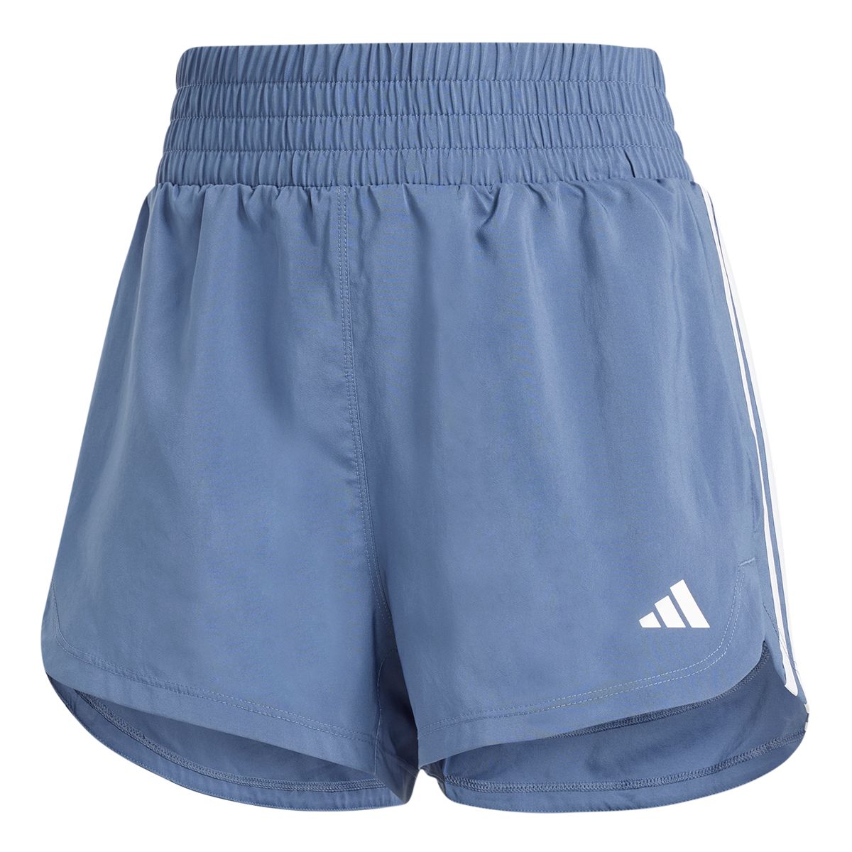 adidas Women's Pacer Woven High 5 Inch 1/4 Shorts