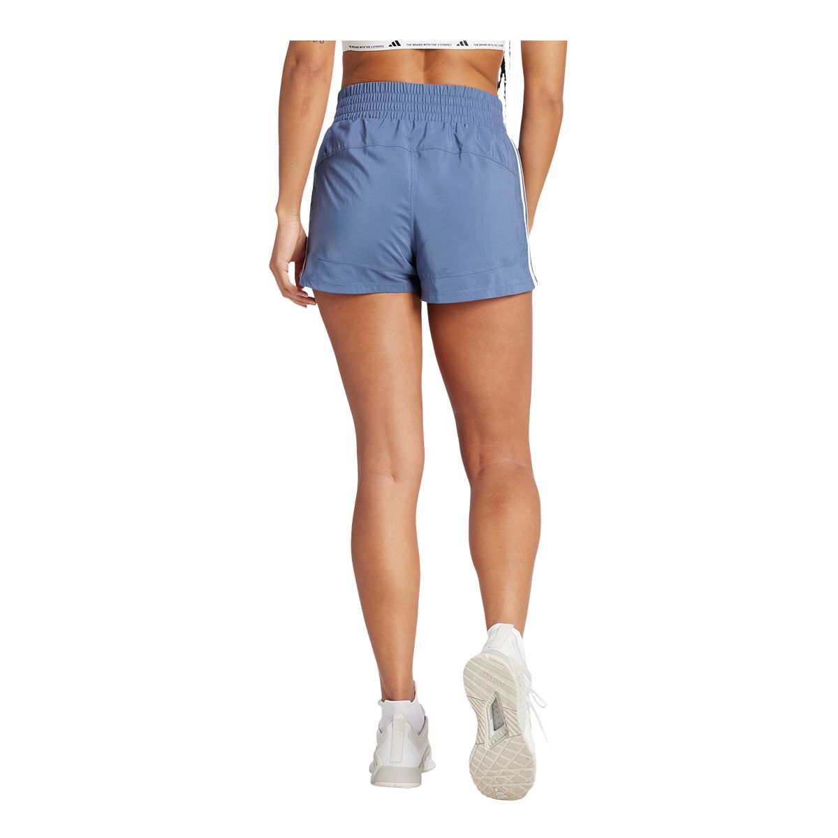 adidas Women's Pacer Woven High 5 Inch 1/4 Shorts