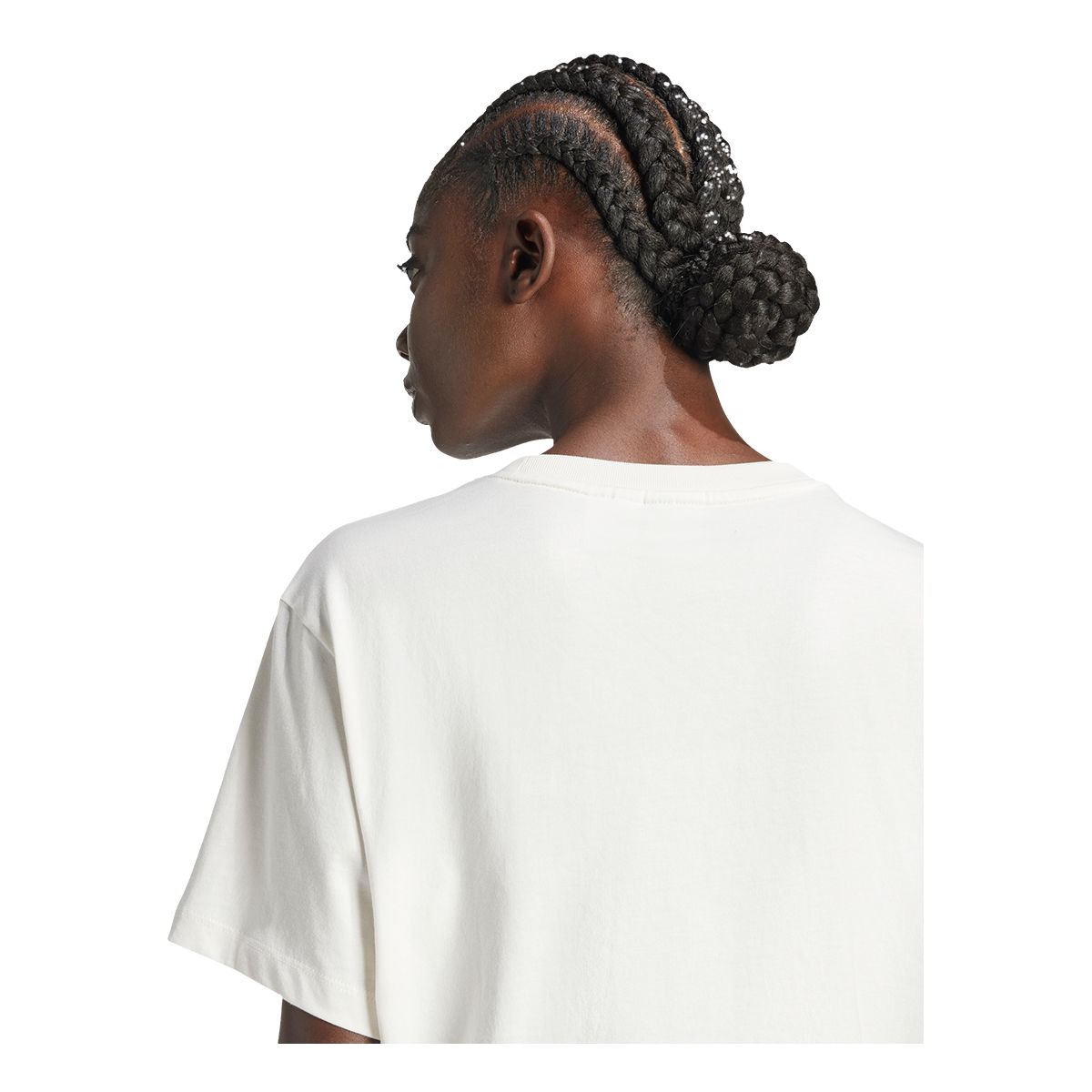 adidas Women's Floral Crop T Shirt