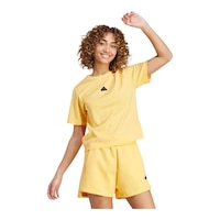 adidas Women's Z.N.E Short Sleeve T-Shirt Front_Flat