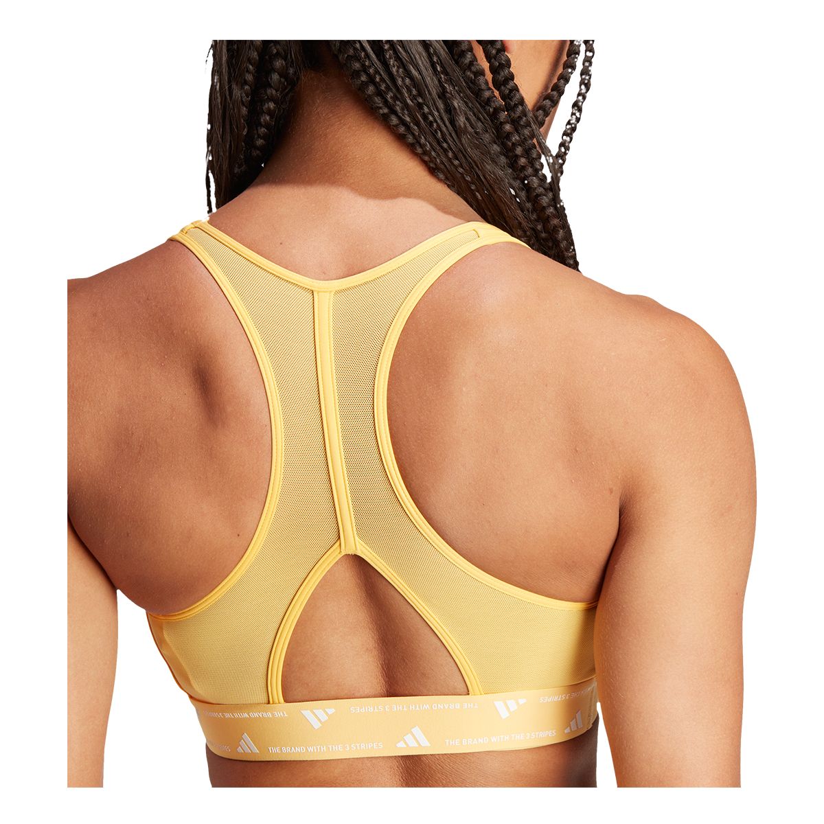 adidas Women's Powerimpact 3-Stripes Medium Support Workout Bra