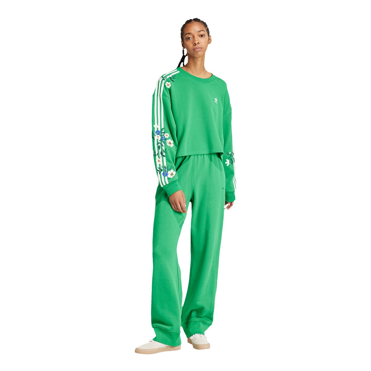 adidas Women's Floral Sweatshirt