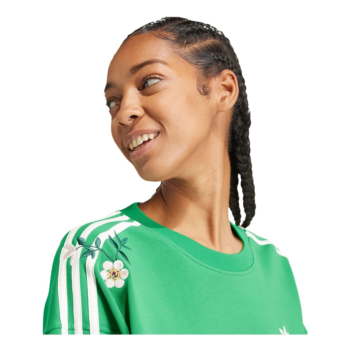 adidas Women's Floral Sweatshirt