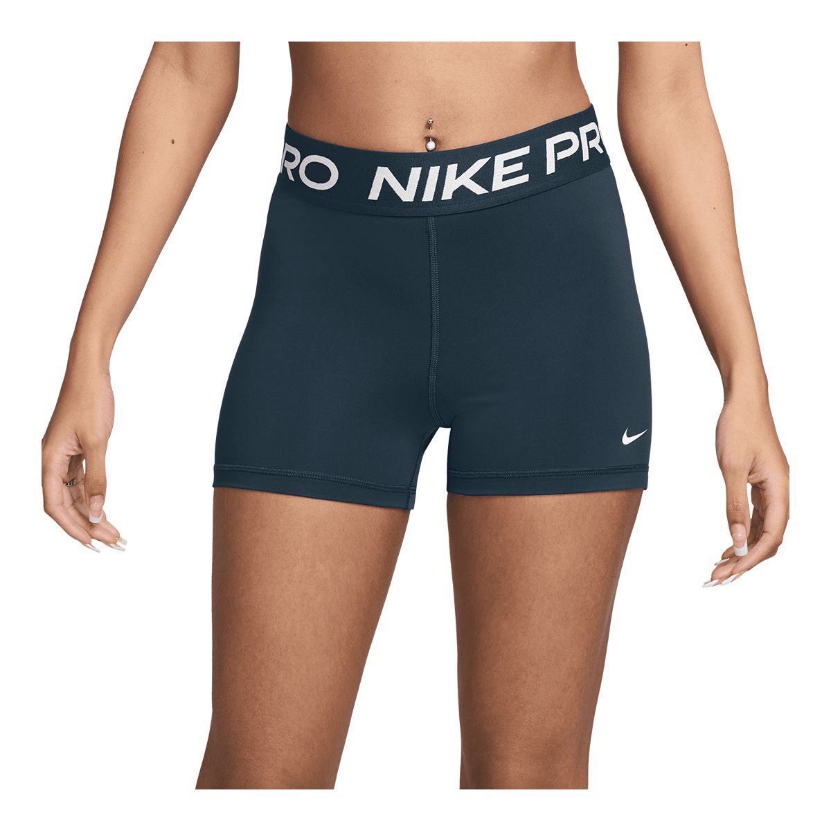 Nike pro shorts blå online