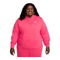 Nike Women's Club Fleece Standard Pullover Hoodie Front_Flat