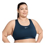 Nike Women's Swoosh Medium Sports Bra Front_Angled_Right