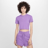 Nike Women's Essential Slim Cropped T Shirt Front_Flat